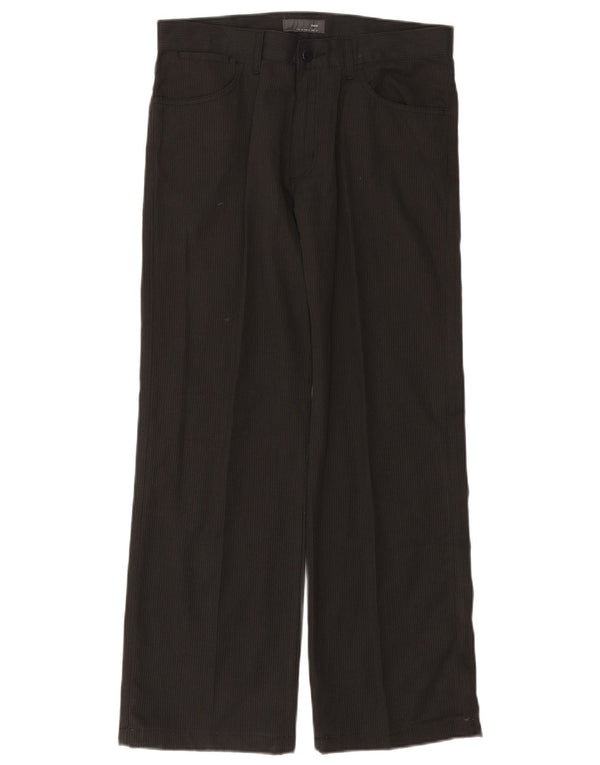 Pantaloni casual drepti pentru bărbați Zara EU 40 Medium L31 L30 Gri Pinstripe