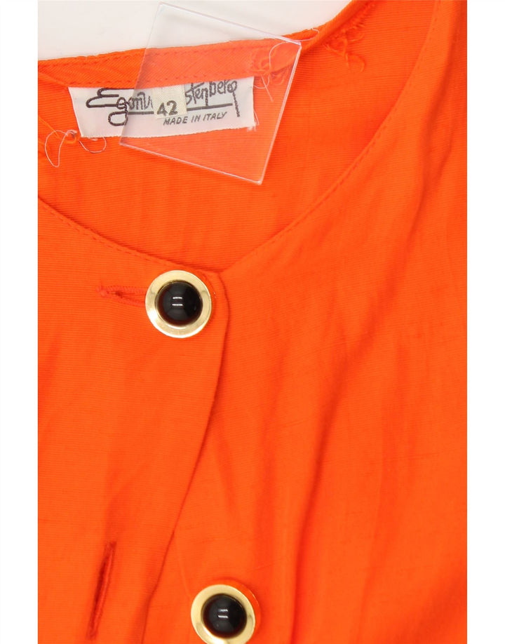 EGON VON FURSTENBERG Womens Sheath Dress IT 42 Medium Orange Vintage Egon Von Furstenberg and Second-Hand Egon Von Furstenberg from Messina Hembry 