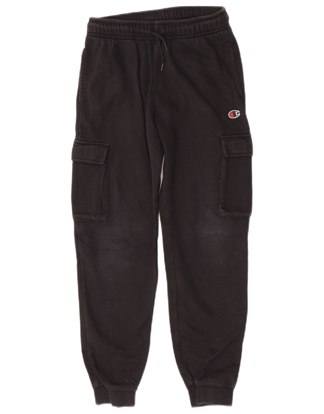 Champion Băieți Pantaloni Trening Pantaloni Joggeri 9-10 Ani Mediu Negru