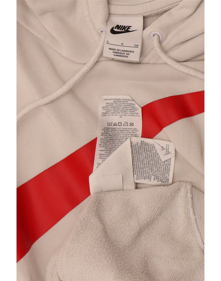Pulover Nike Grafic pentru bărbați, bumbac mic, alb