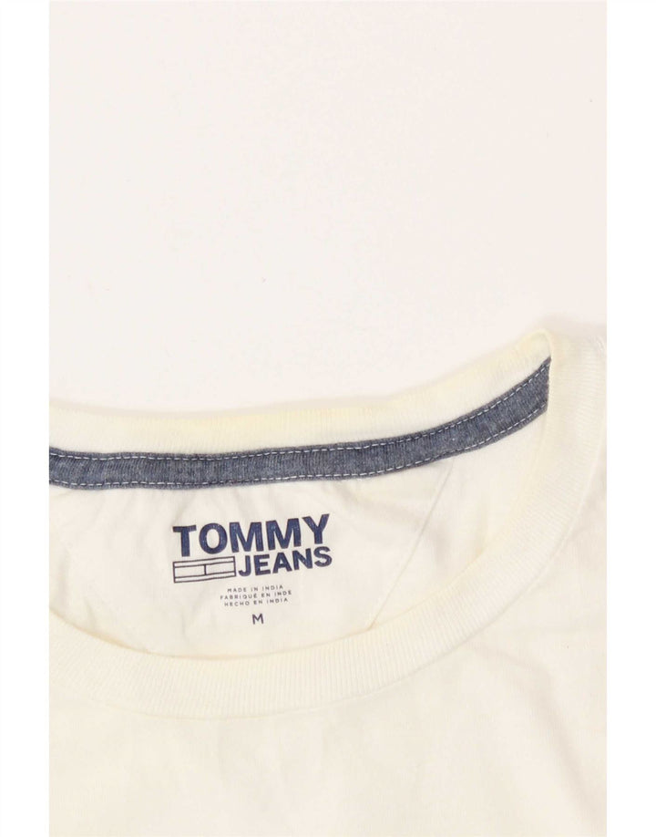 Tricou grafic Tommy Hilfiger pentru bărbați Top mediu alb