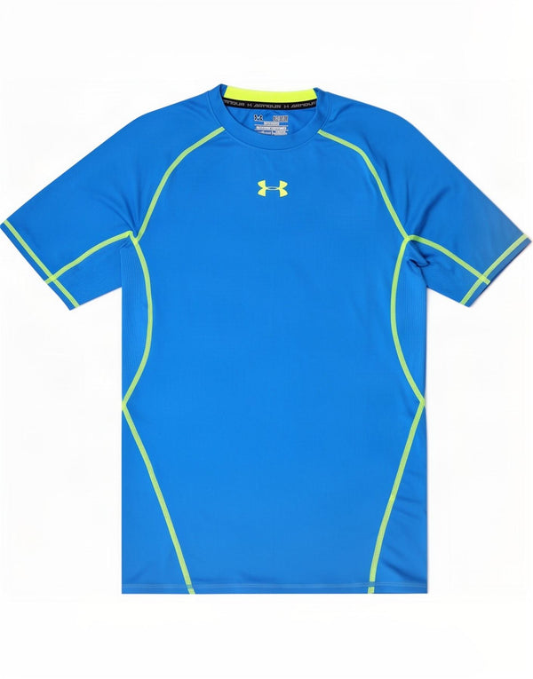 Tricou Under Armour pentru bărbați Heat Gear Top Medium Blue Poliester