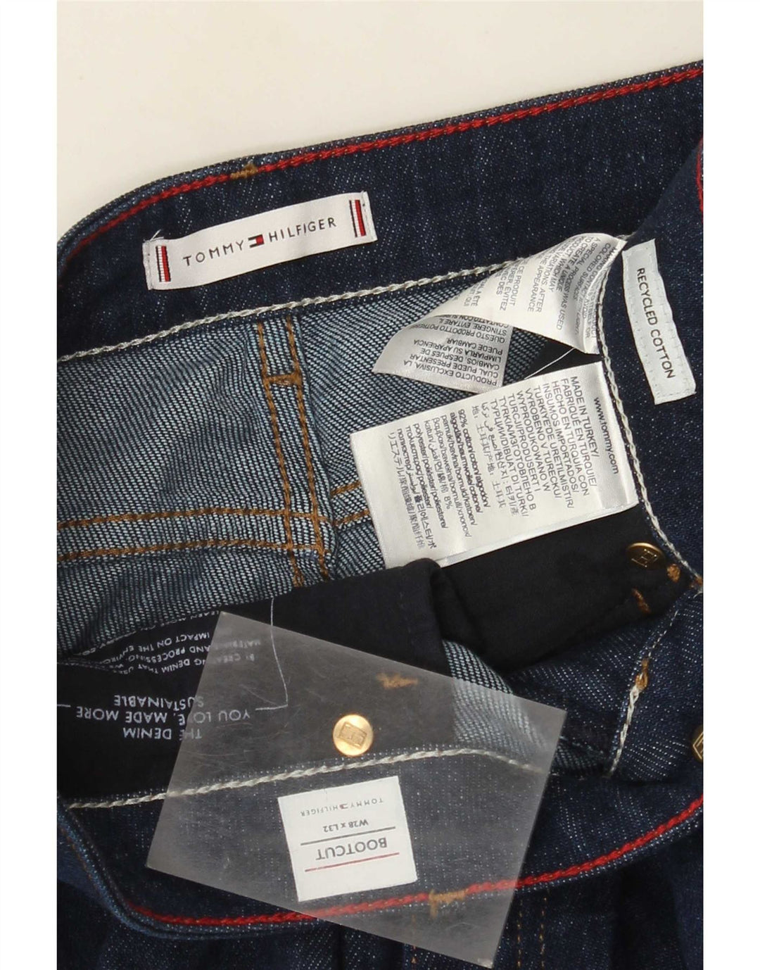 Blugi pentru femei Tommy Hilfiger Bootcut W28 L32 Bumbac bleumarin