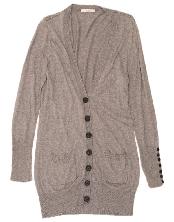 Pulover cardigan cu paragate pentru femei Marks & Spencer UK 12 Medium Gri Pete