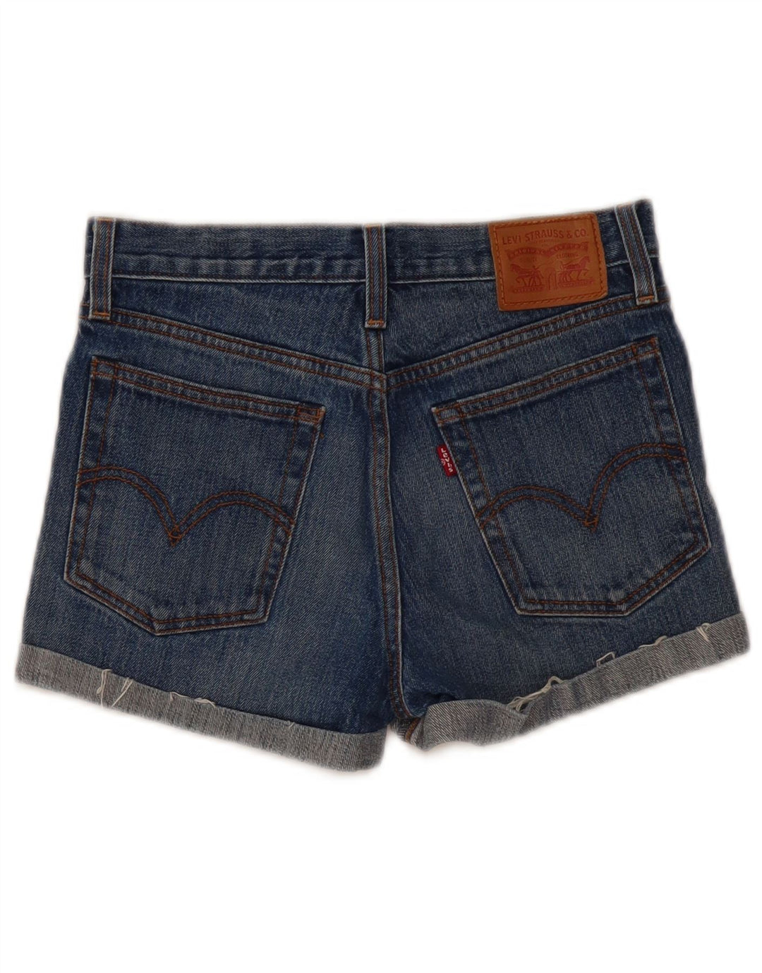 Pantaloni scurți din denim Levi's W26 Small Blue Bumbac