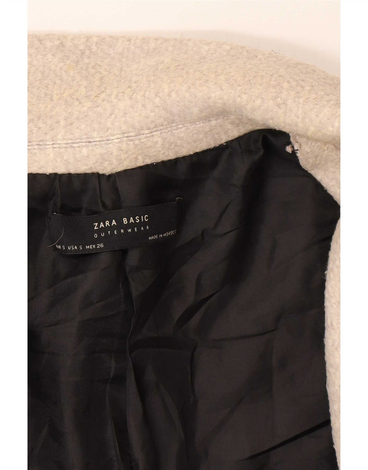 Pulover pentru femeie Zara UK 10 mic bumbac gri