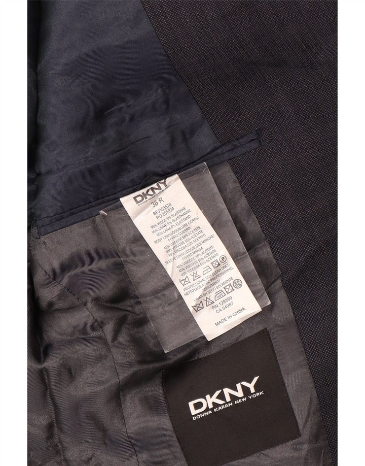 DKNY Jachetă pentru bărbați cu 2 nasturi, UK 36 Mic, bleumarin