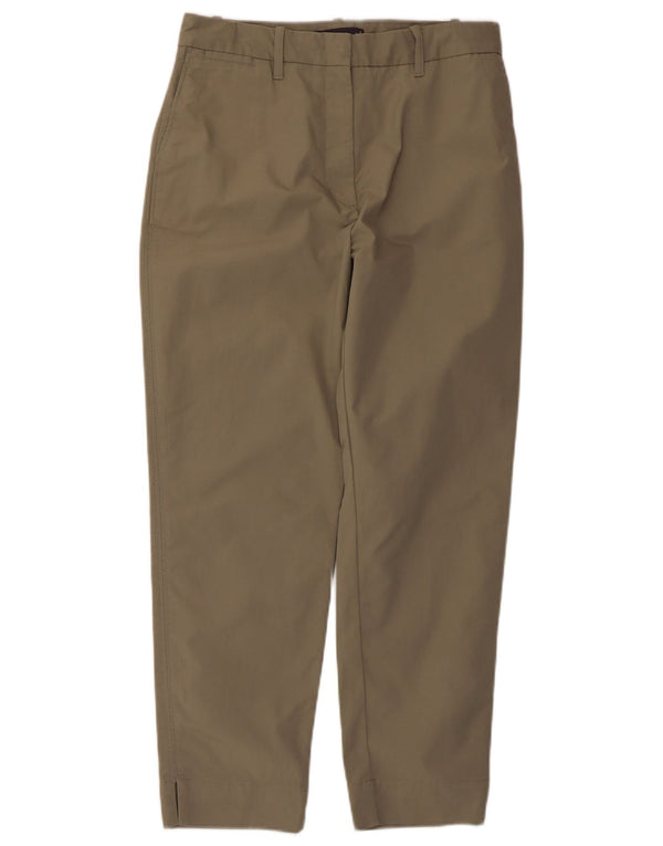 Pantaloni chino conici pentru femei Marks & Spencer UK 10 Small W30 L26 Khaki