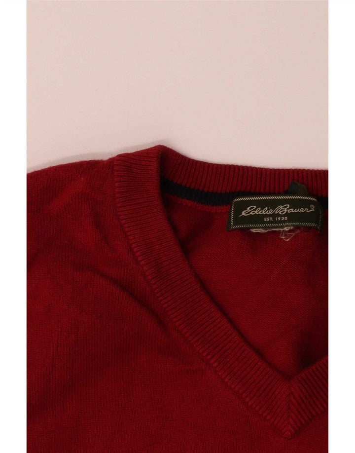Vesta pentru bărbați Eddie Bauer Tank Top Bumbac Burgundy Mediu
