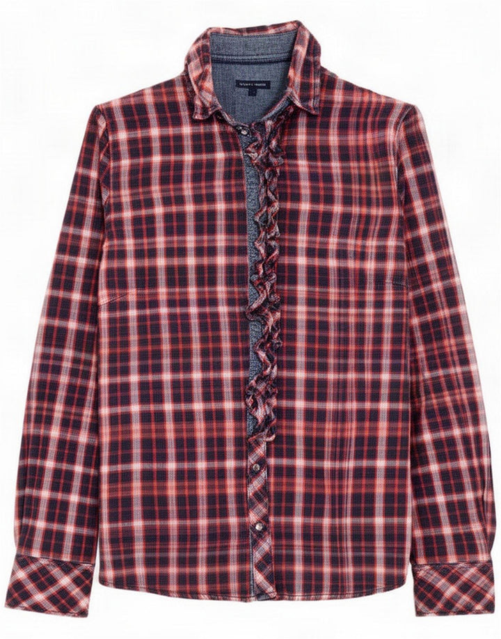 Tommy Hilfiger Cămașă pentru femei US 10 Large Multicolor Check Bumbac