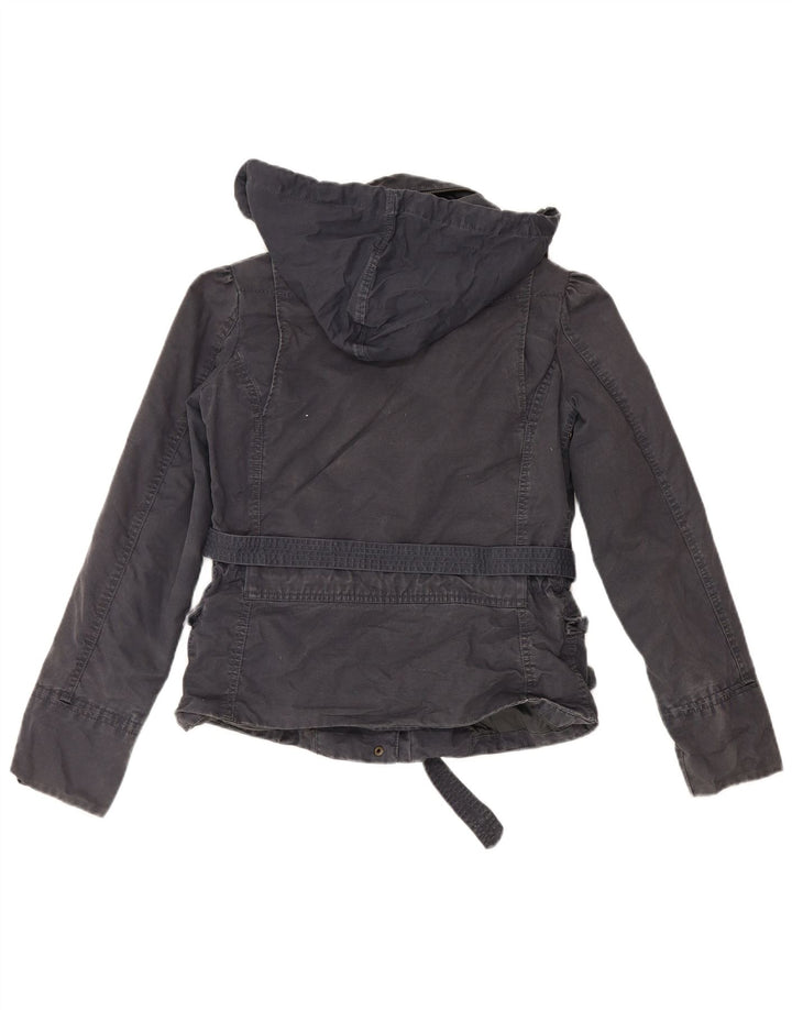 Jachetă cu glugă Levi's pentru femei UK 14 Bumbac bleumarin mediu