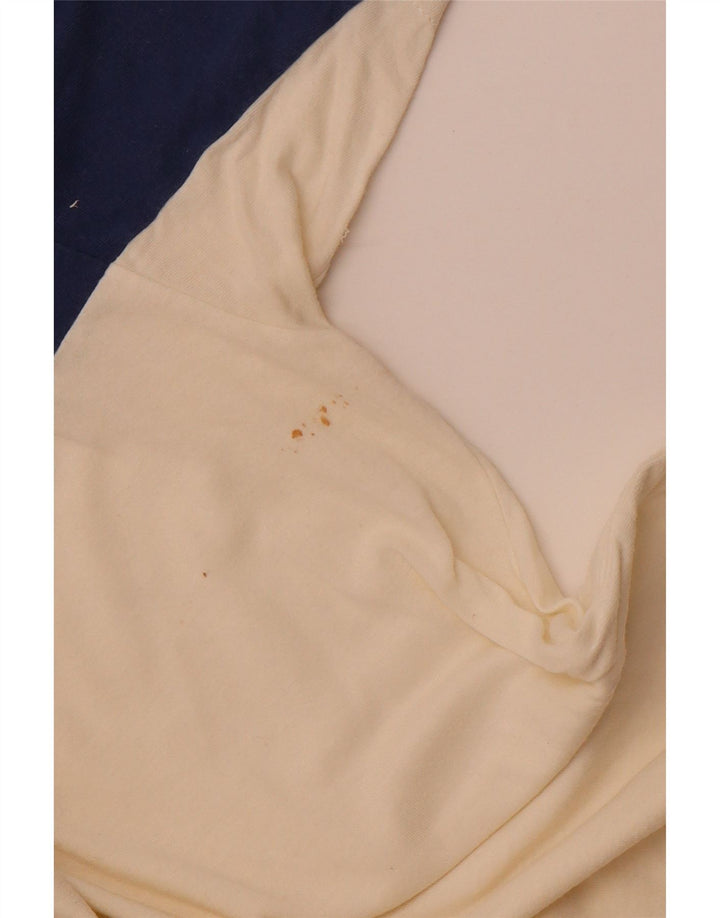 Tricou grafic COLMAR pentru bărbați Top mediu alb din bumbac sport