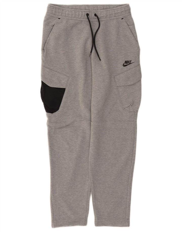 Pantaloni de trening Nike pentru bărbați Cargo, bumbac color bloc, gri mici
