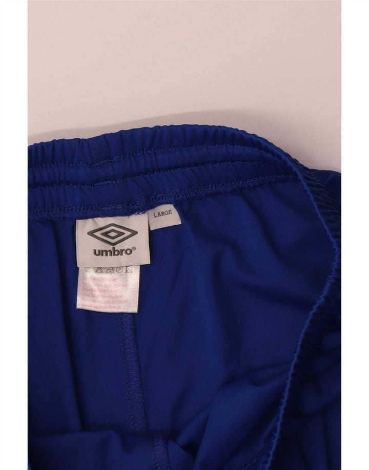 Pantaloni scurți sport Umbro pentru bărbați, mari, albastru, poliester