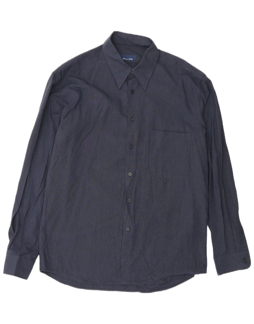 Cămașă Massimo Dutti pentru bărbați Mărimea 42 Viscoză mare bleumarin