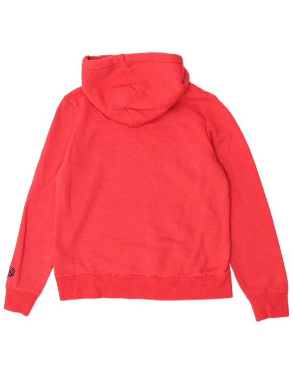 Pulover Superdry pentru damă, cu grafică, UK 14, bumbac roșu mediu