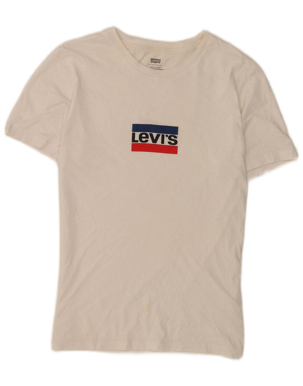 Tricou grafic pentru bărbați Levi's Top XS Bumbac alb