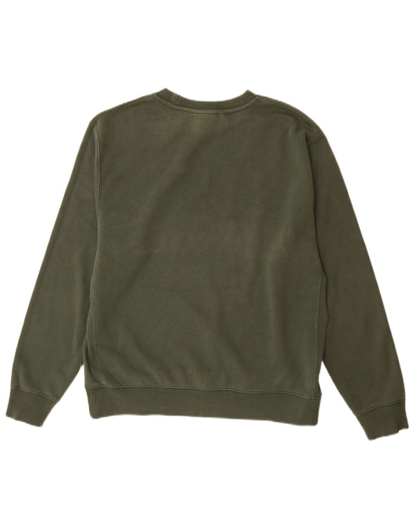 Nike Mens Sweatshirt Jumper Medium Green Cotton