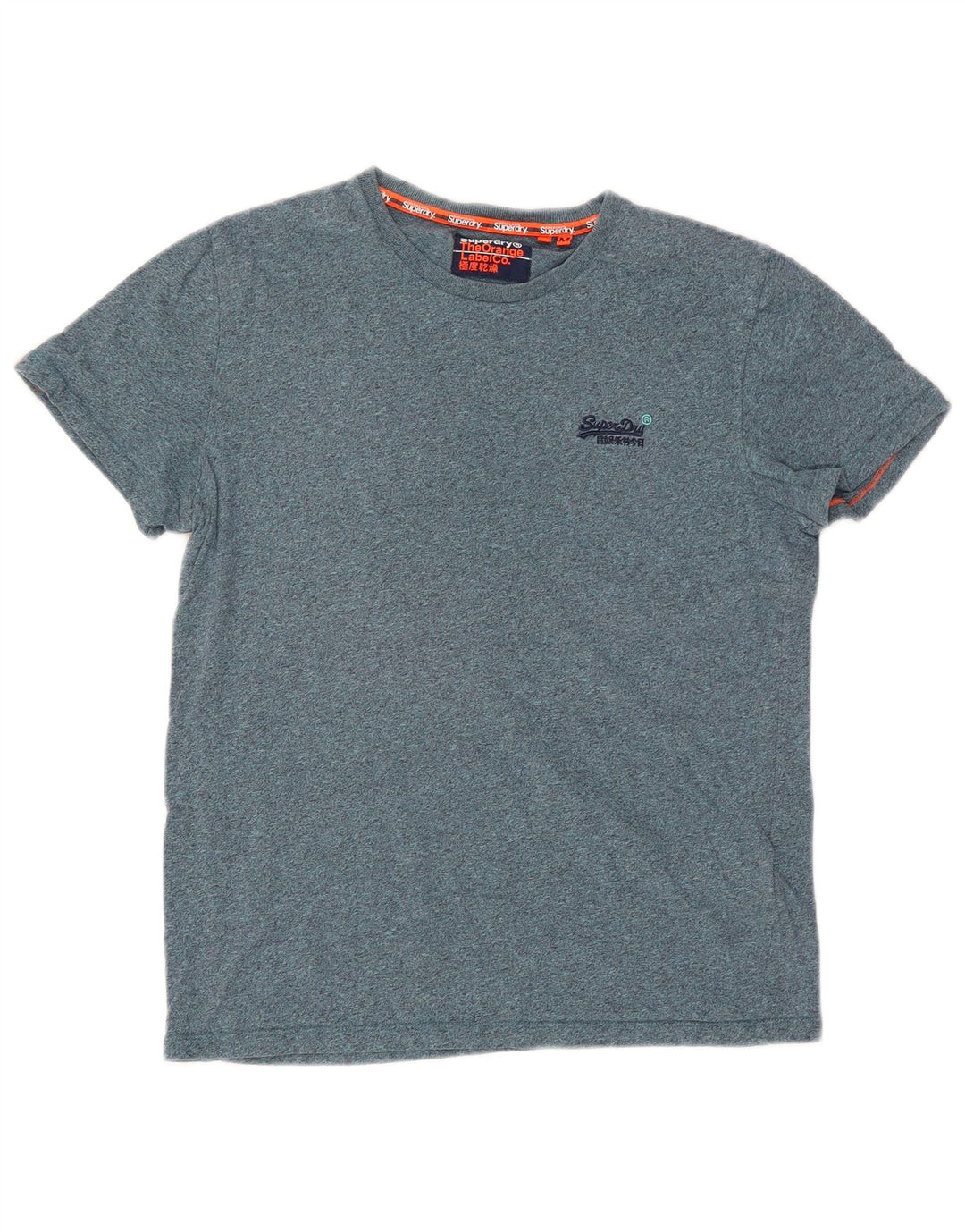Tricou Superdry pentru bărbați Top Medium Blue Bumbac