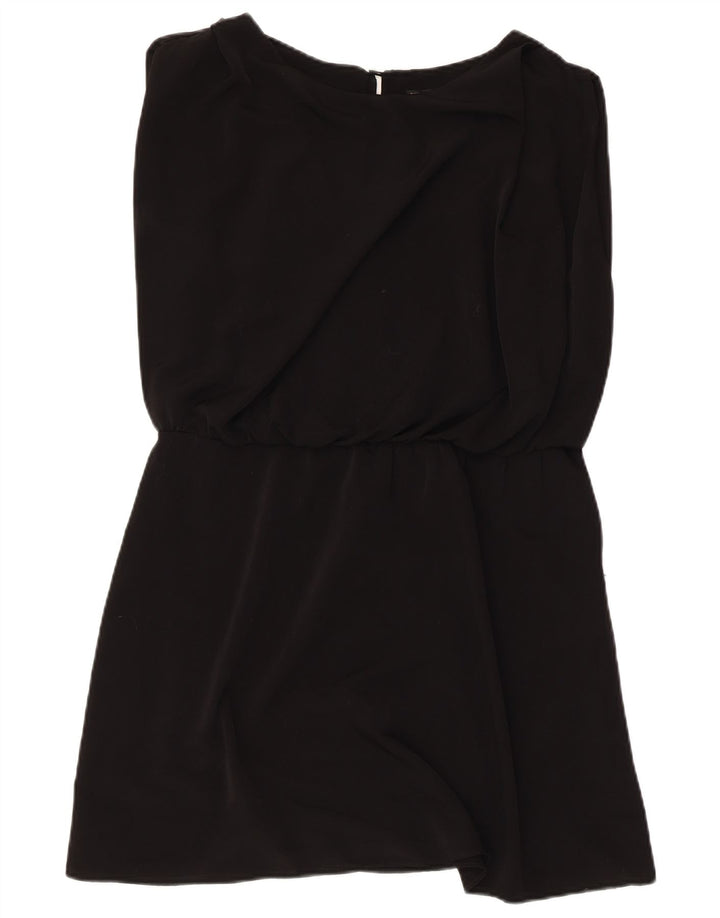 Rochie A-Line fără mâneci Zara pentru femei UK 14 Medium Black