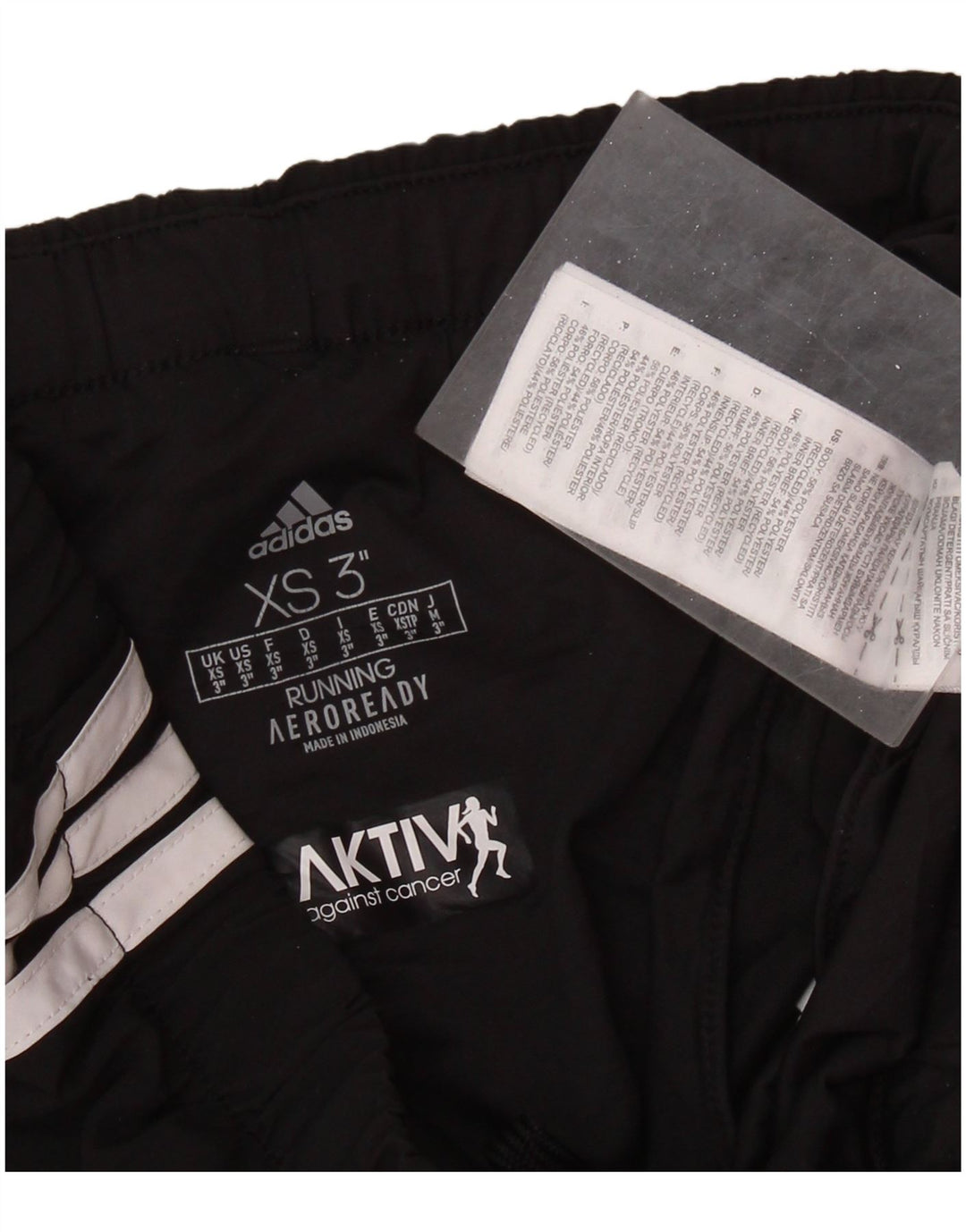 Pantaloni scurți sport Aeroready ADIDAS pentru femei UK 6 XS poliester negru