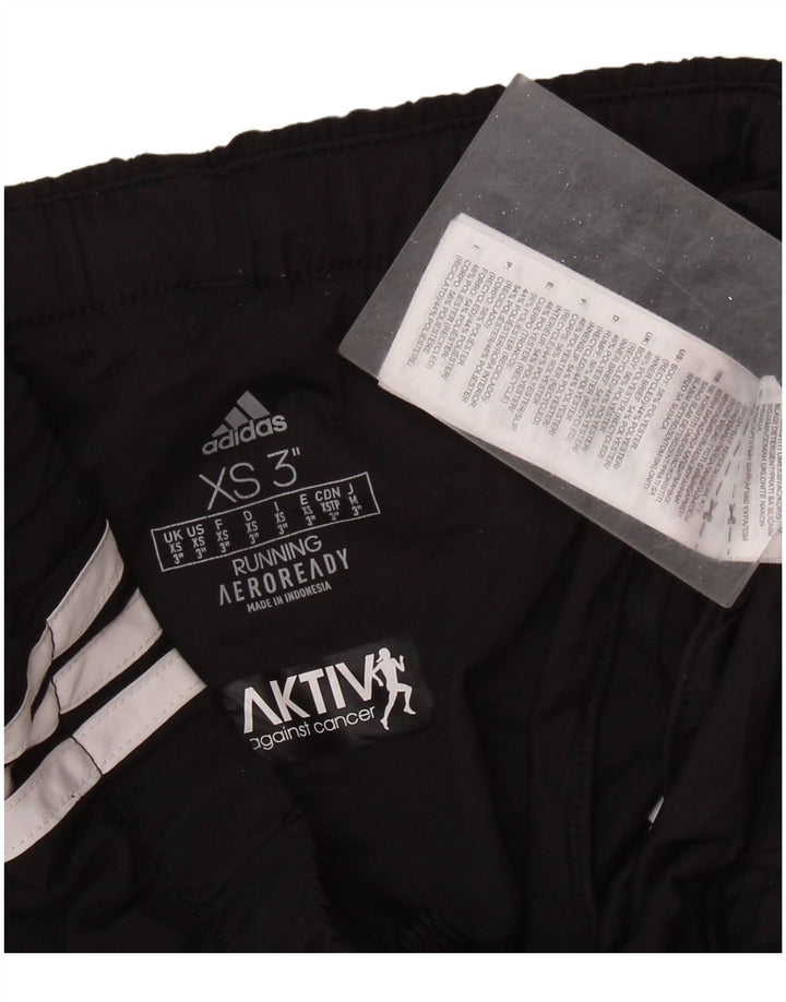 Pantaloni scurți sport Aeroready ADIDAS pentru femei UK 6 XS poliester negru