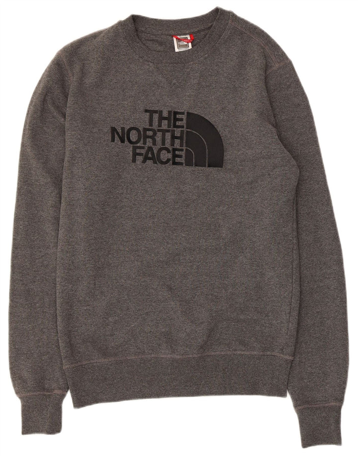 Pulover grafic pentru bărbați The North Face, bumbac, gri mic