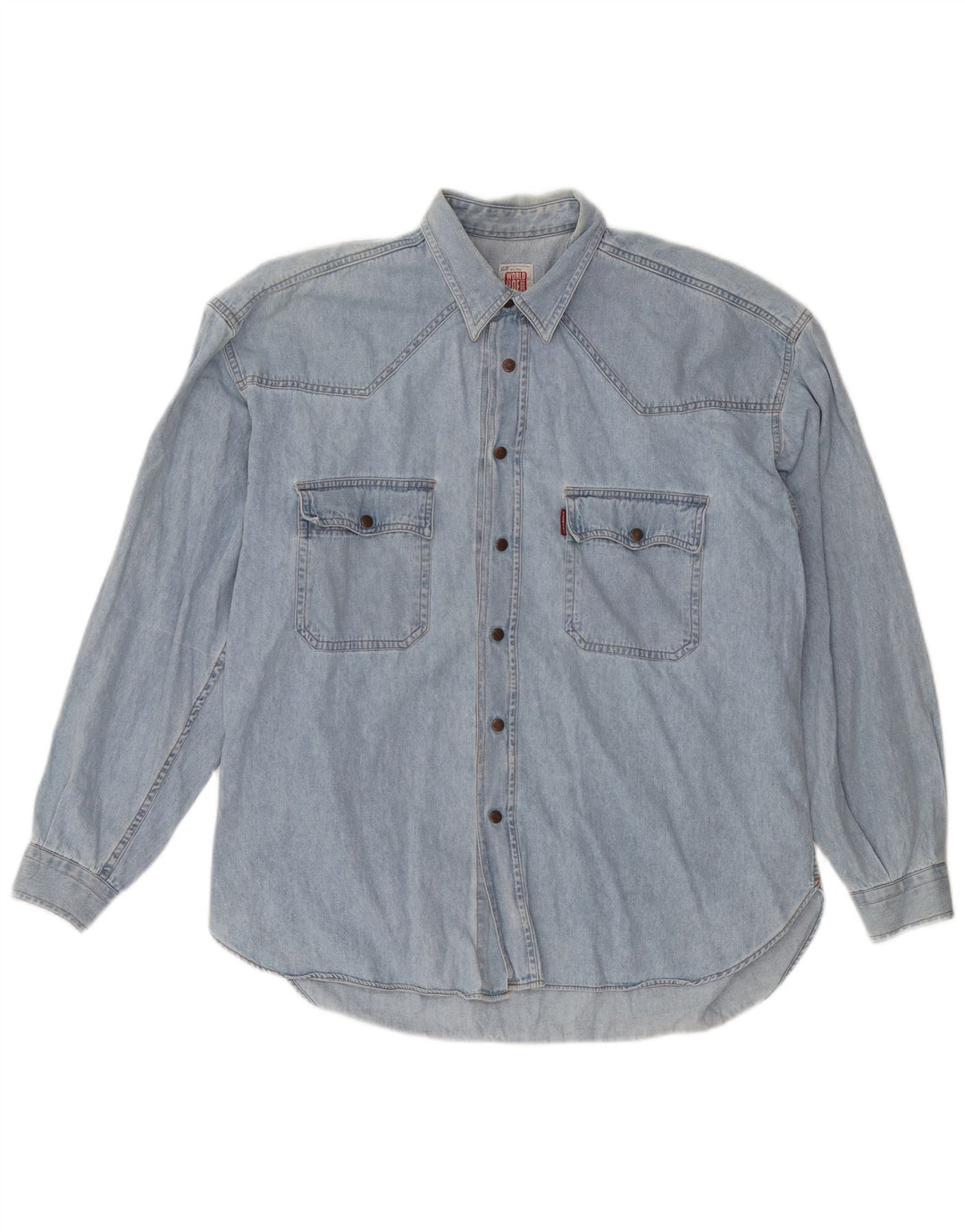 Cămașă din blugi pentru bărbați CASUCCI 2XL Albastru