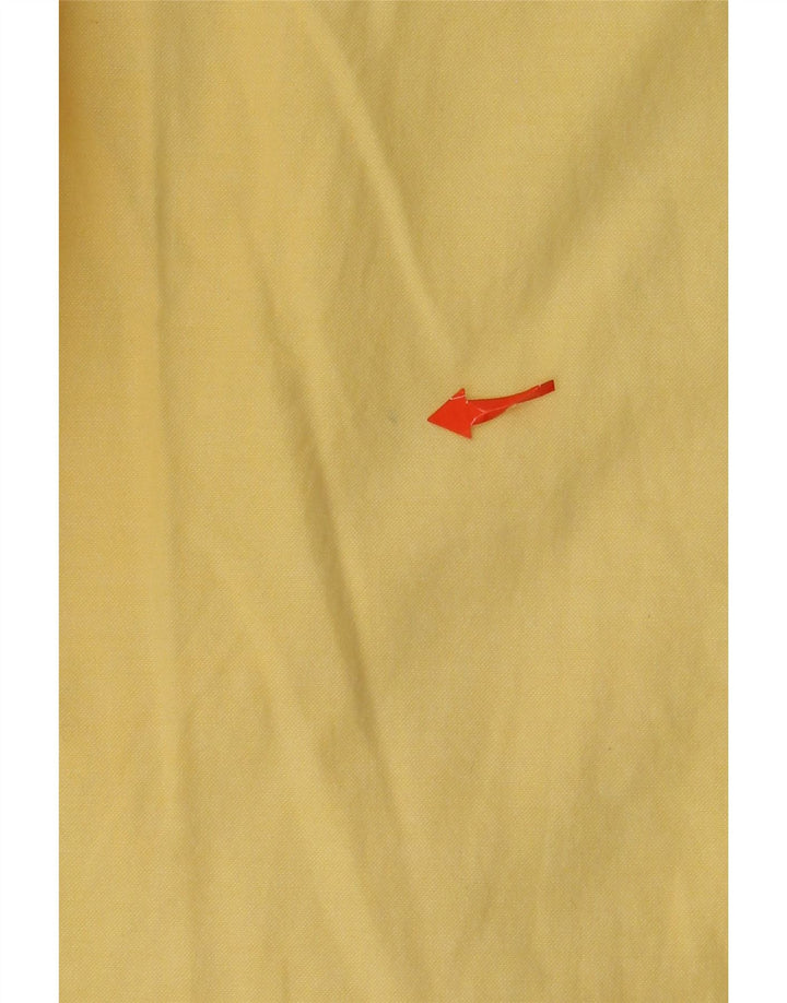 Cămașă Hollister pentru bărbați, bumbac galben mediu