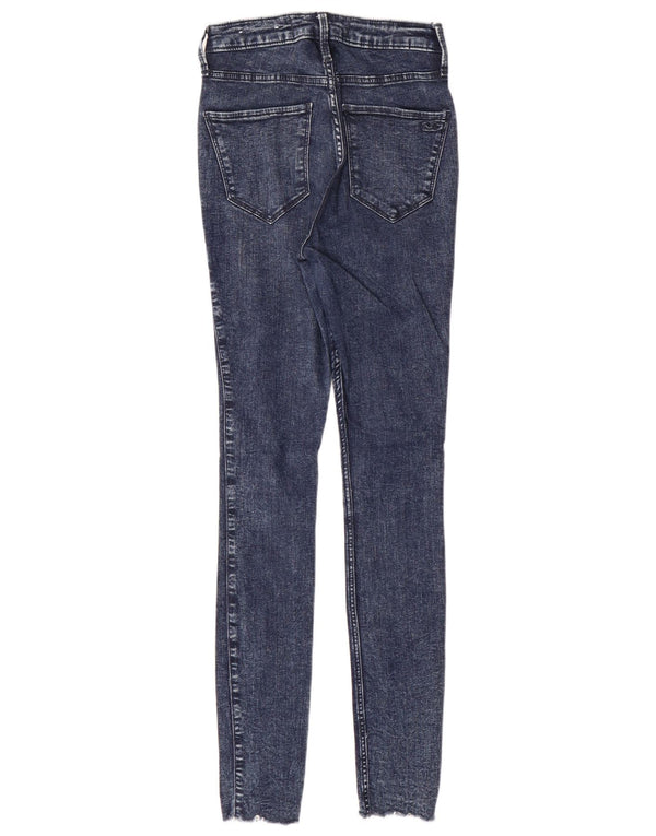 Blugi skinny cu talie înaltă pentru femei HOLLISTER US 5 Small W27 L28 Blue