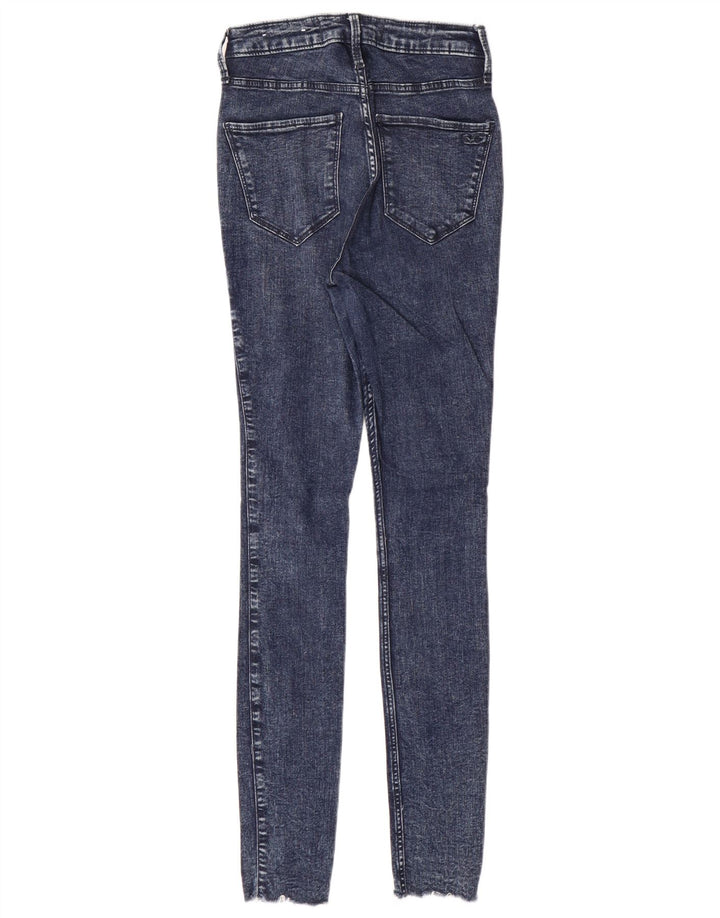 Blugi skinny cu talie înaltă pentru femei HOLLISTER US 5 Small W27 L28 Blue