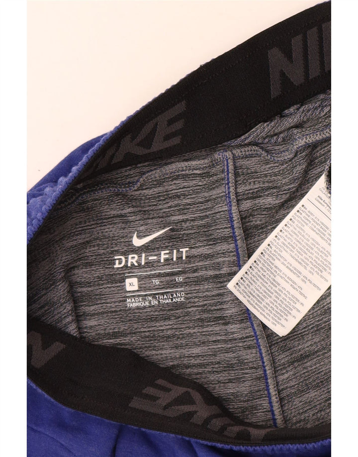 Pantaloni scurți sport Nike Dri Fit pentru bărbați XL, viscoză albastră