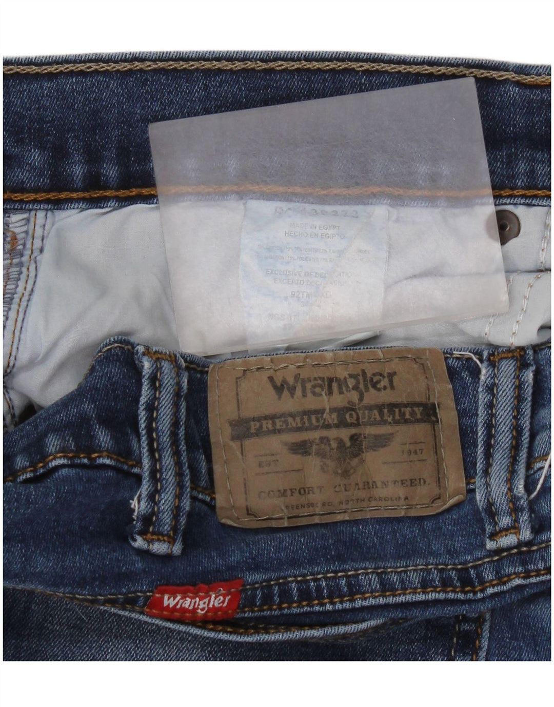 Blugi drepti pentru femei Wrangler 34 L32 Bumbac albastru