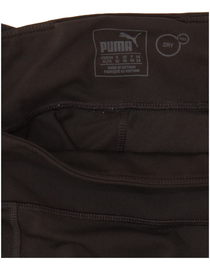 Leggings Capri Puma pentru femei UK 16 Large Black