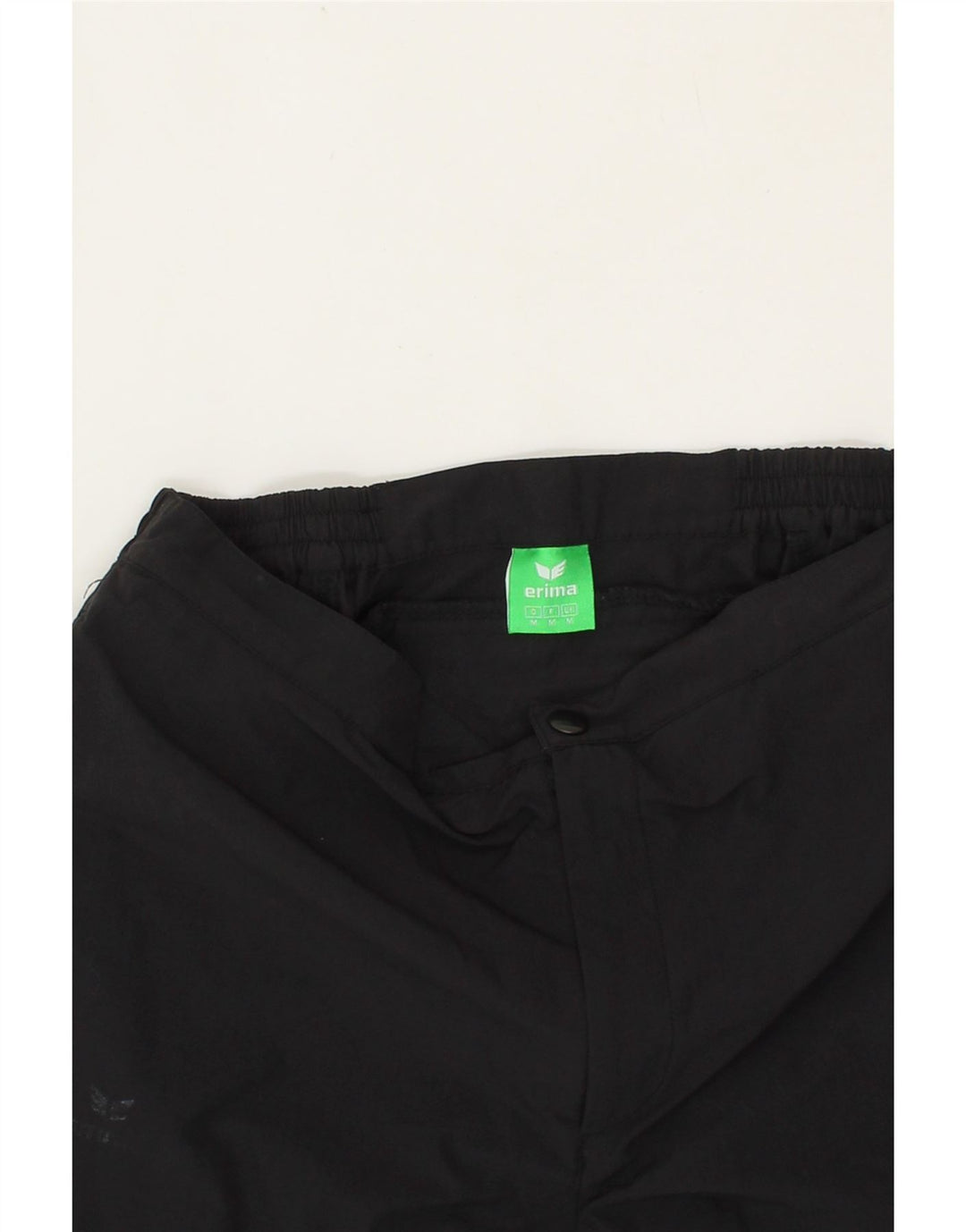 ERIMA Mens Tracksuit Trousers Medium  Black Nylon Vintage Erima and Second-Hand Erima from Messina Hembry 