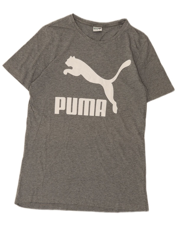Tricou grafic Puma pentru bărbați Top Medium Gri Flecked