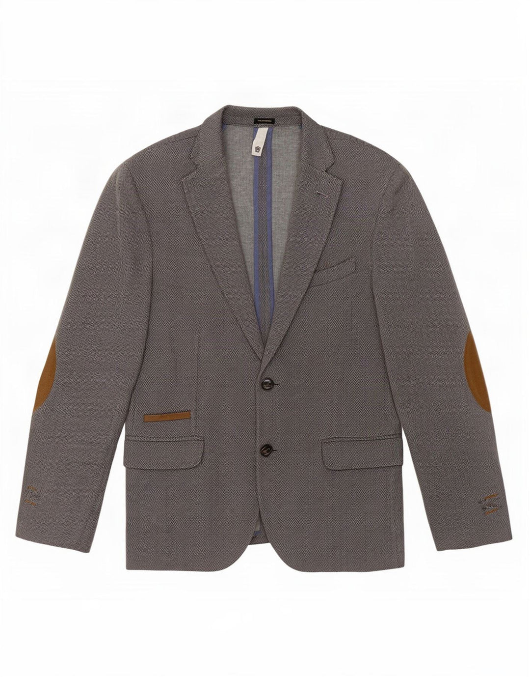 Blazer Massimo Dutti pentru bărbați, cu 2 nasturi, EU 48, gri mediu, în oase