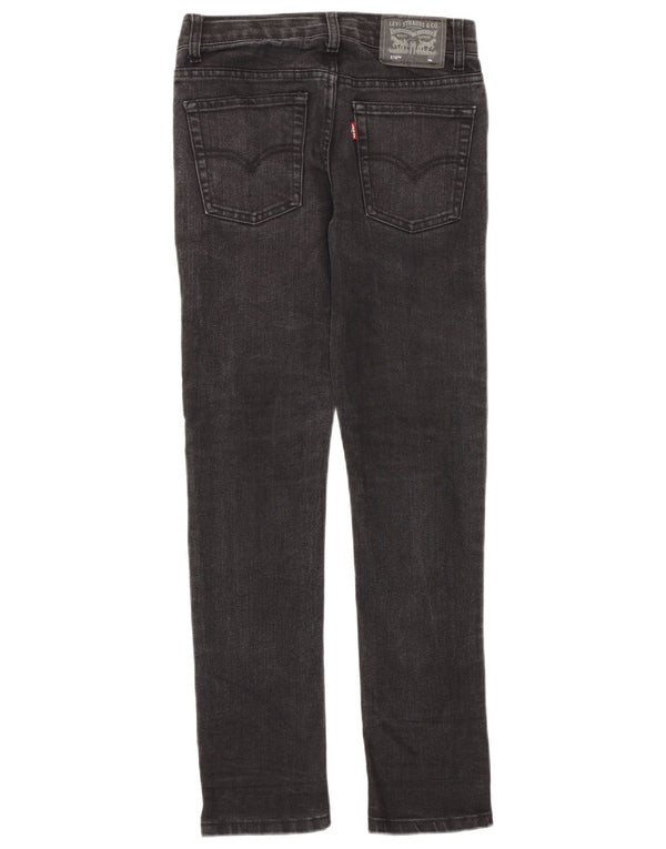 Levi's Boys 510 Skinny Jeans 9-10 Years W26 L27 Black Cotton