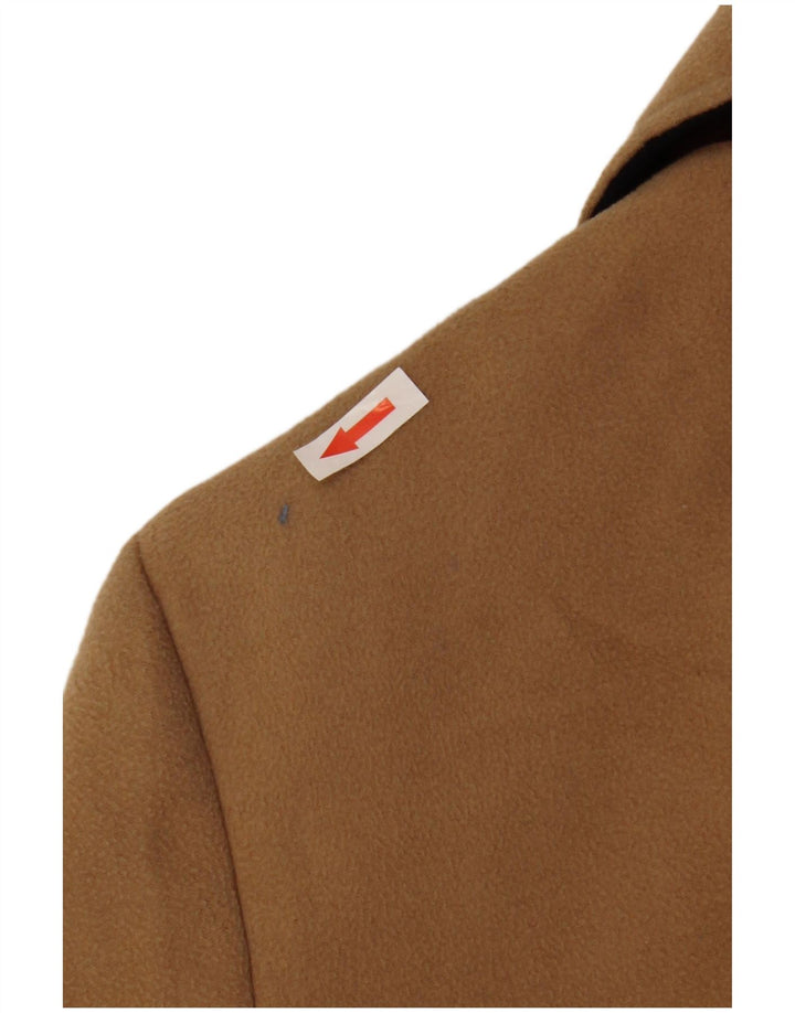 Topshop pardesiu deschis pentru femei UK 8 mic poliester bej