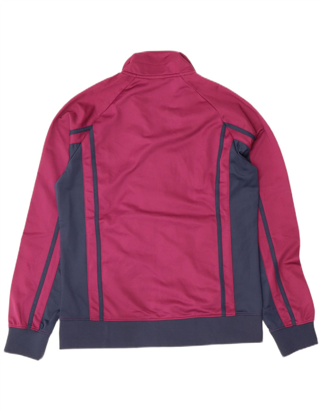 Jachetă de top pentru trening ASICS pentru femei UK 14 mare, mov, poliester color bloc
