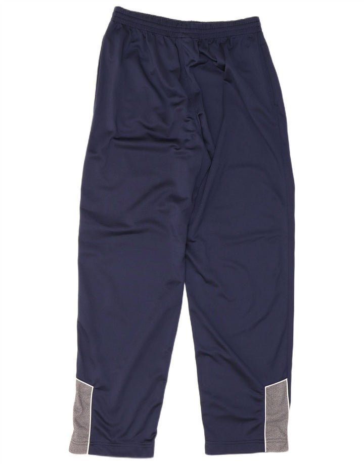 Pantaloni de trening Reebok pentru bărbați, poliester color bloc, albastru-marin mediu