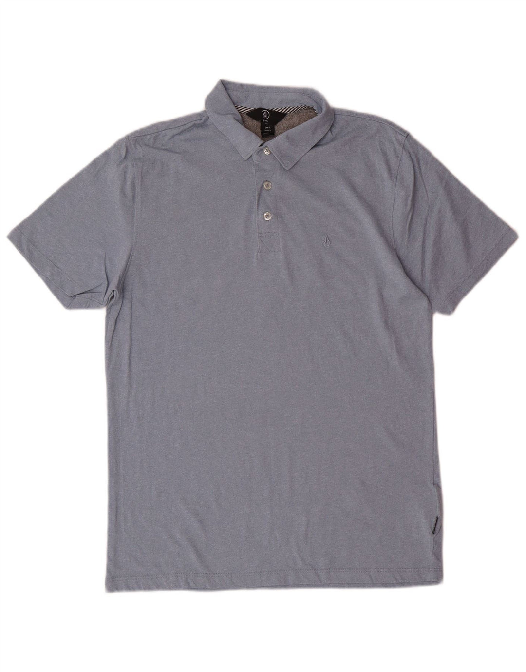 VOLCOM Tricou Polo pentru bărbați Bumbac albastru mic