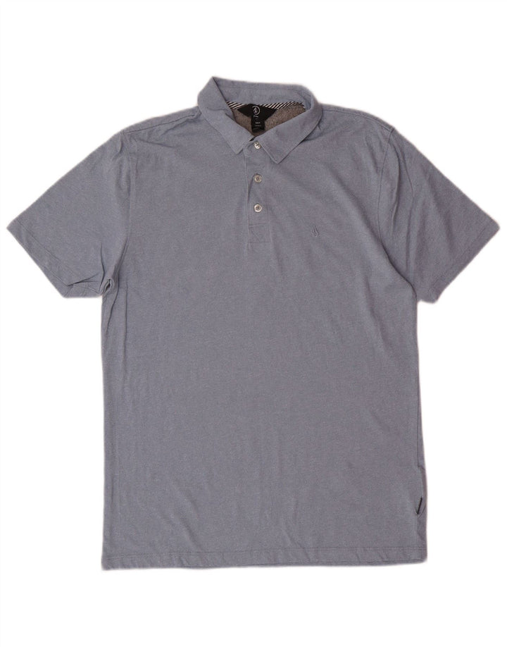 VOLCOM Tricou Polo pentru bărbați Bumbac albastru mic