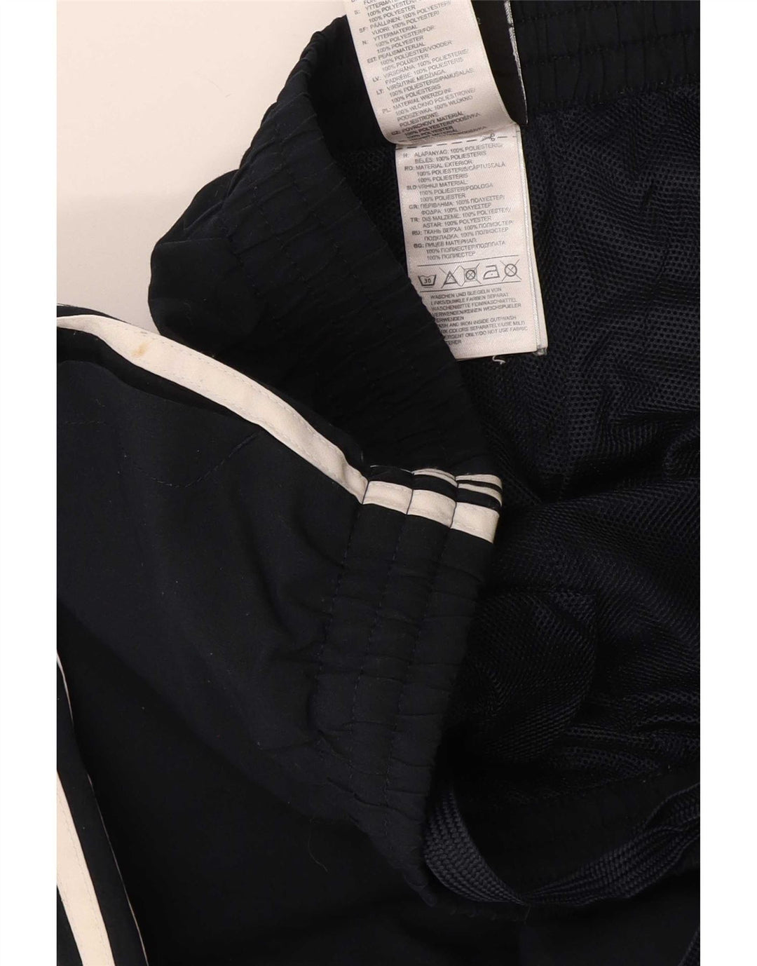 Pantaloni de trening Adidas Clima 365 pentru femei UK 14 Poliester mediu albastru bleumarin