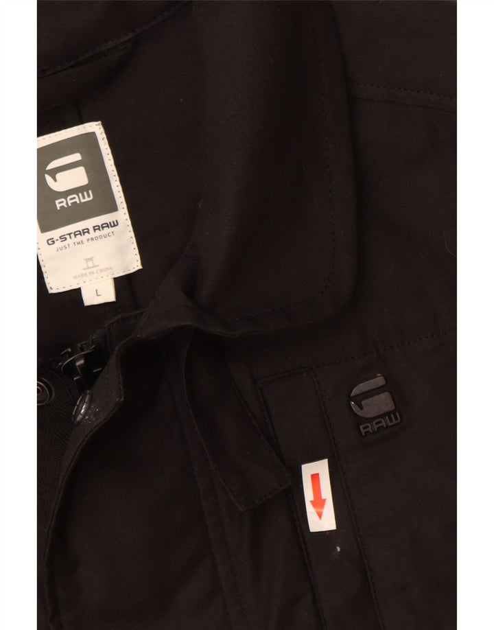 Jachetă G-Star pentru bărbați, UK 40, mare, negru, bumbac