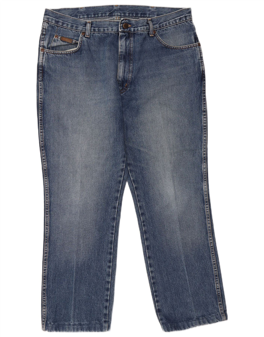 Blugi drepte pentru bărbați Wrangler Texas W38 L30 Bumbac albastru