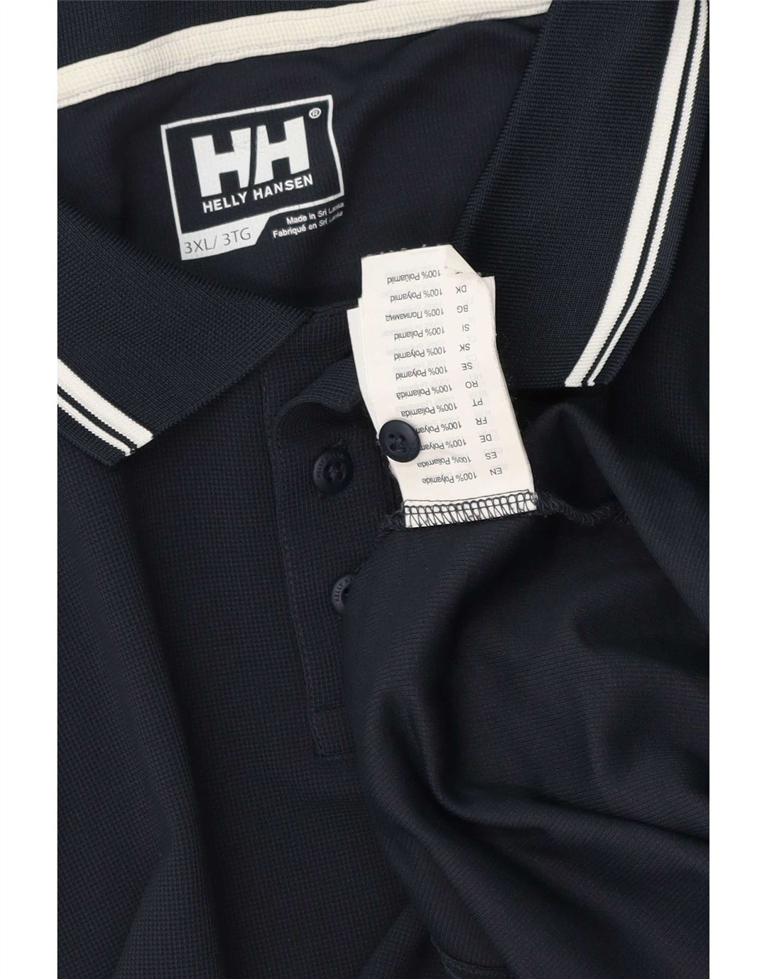 Cămașă polo Helly Hansen pentru bărbați 3XL, poliester bleumarin