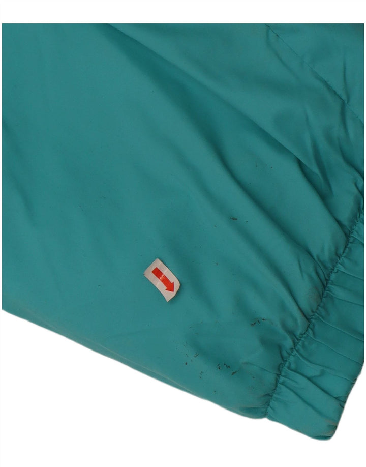 Salopetă de schi vintage pentru bărbați, cu tăiere lejeră, IT 46, mică, albastră, poliamidă color bloc