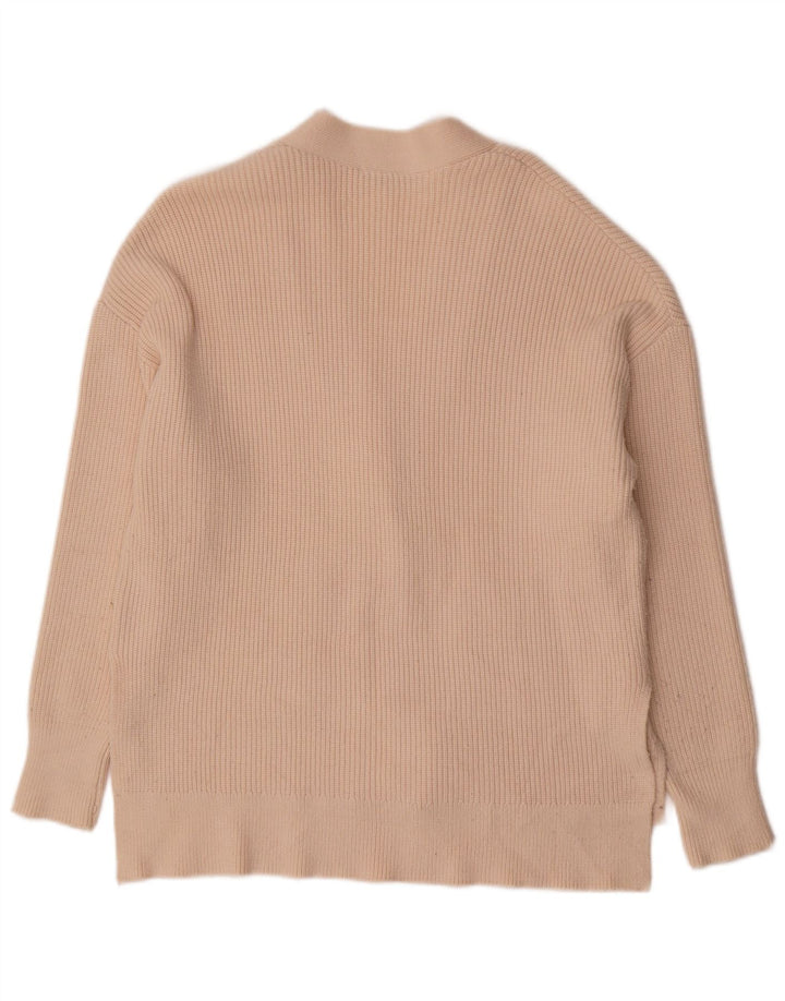 Pulover cardigan supradimensionat pentru femei Zara UK 10 Mic Bej