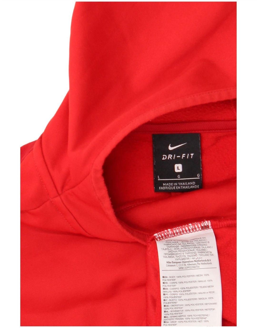 Pulover NIKE Dri Fit Graphic pentru bărbați, poliester mare, roșu